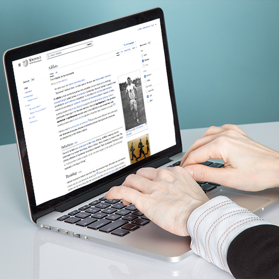 Wikipedia Page for Athletes